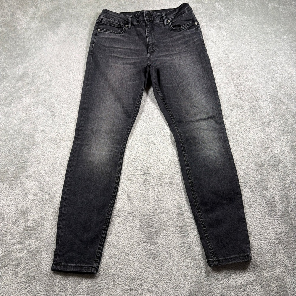AllSaints Miller Jeans Women 29 Black Skinny Mid Rise W062EB